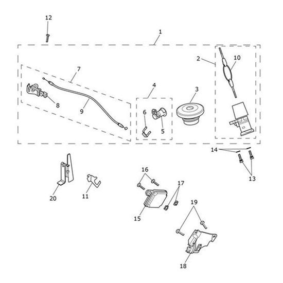 Bild von Clip, Seat Lock