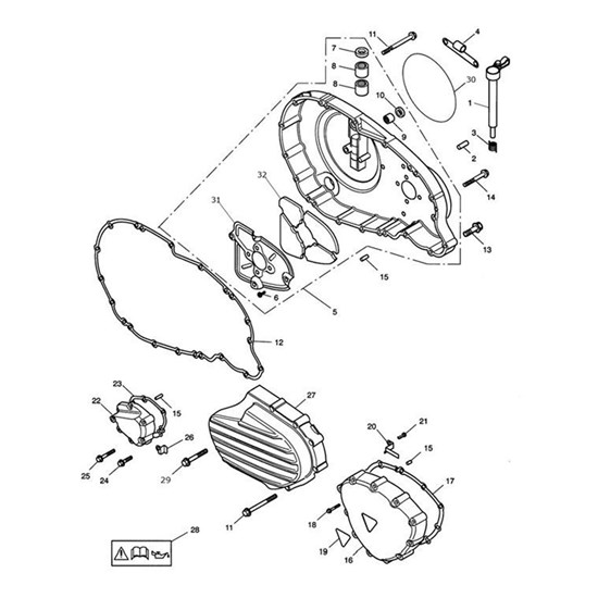 Bild von Clutch Cable Holder/Guide