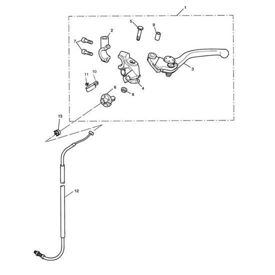 Bild von Clutch Cable Spares Kit