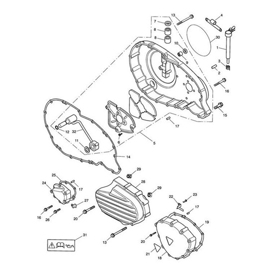 Bild von Clutch Cover Assy, Black