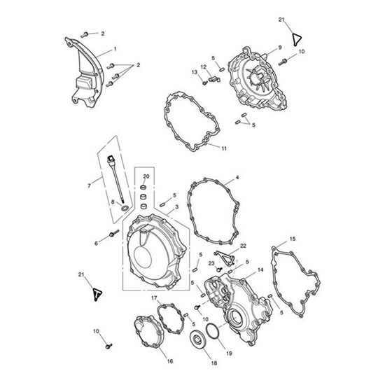 Bild von Clutch Cover Assy, Painted