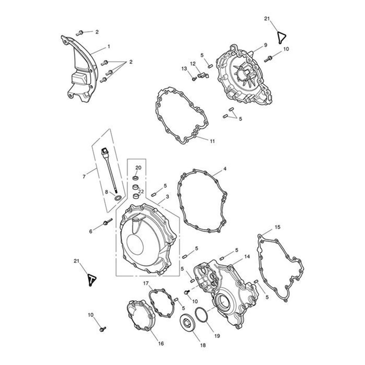Bild von Clutch Cover Assy, Painted