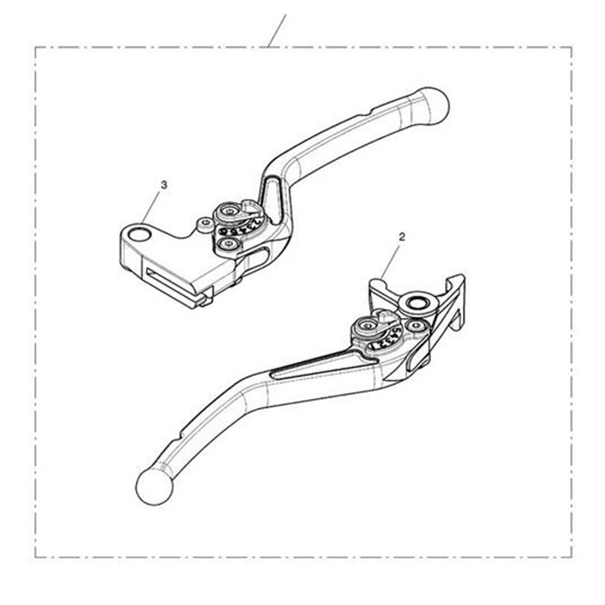 Picture of Clutch Lever, Adj, Long