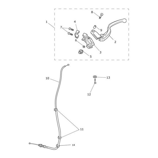 Bild von Clutch Lever Assembly, MCS