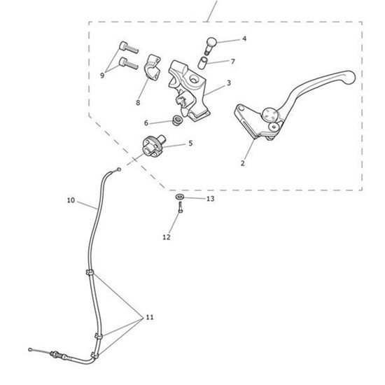 Bild von Clutch Lever Bracket