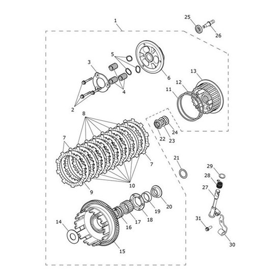 Bild von Clutch Outer Assembly