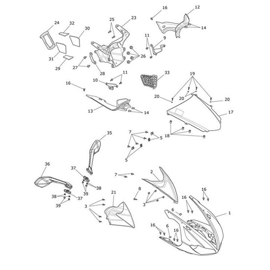 Bild von Cockpit Infill Bracket, LH