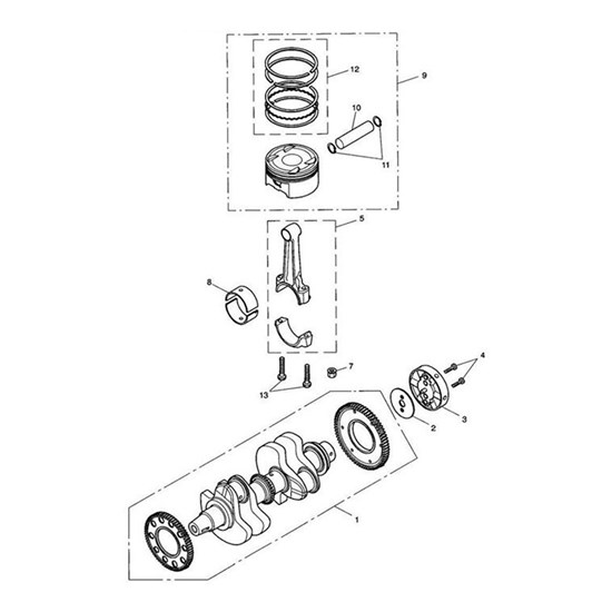 Bild von Con Rod Assy, Short Stroke