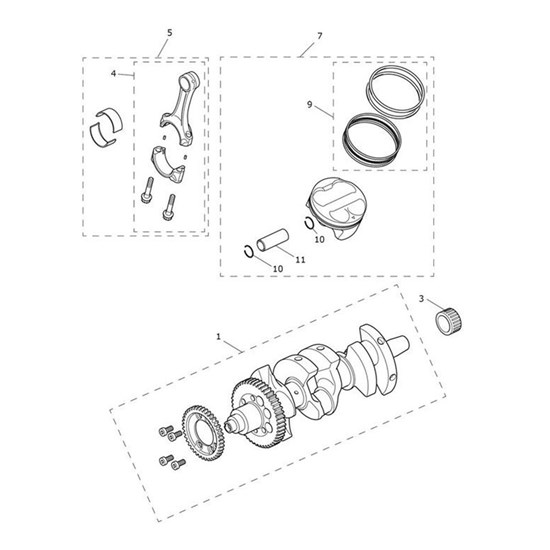 Bild von Conrod Assembly, Spares