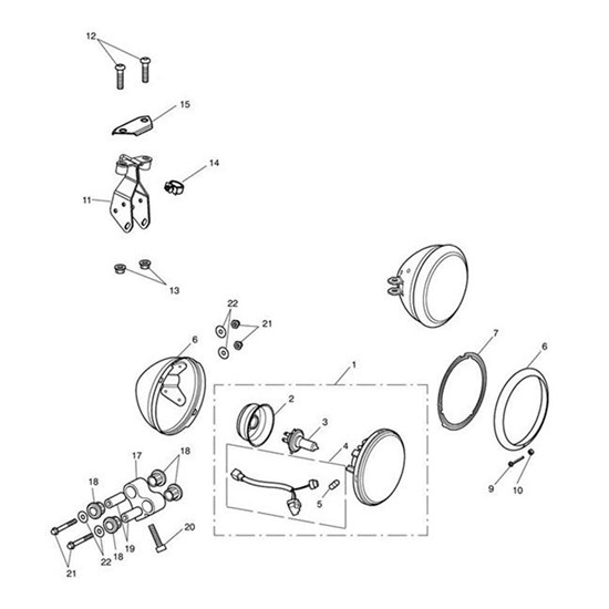 Bild von Cover, Bracket, Headlight