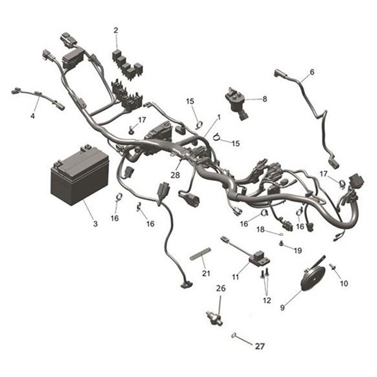 Bild von Cover, Ignition Switch, Lower