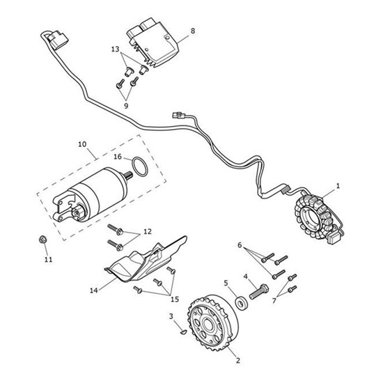 Bild von Cover, Starter Motor