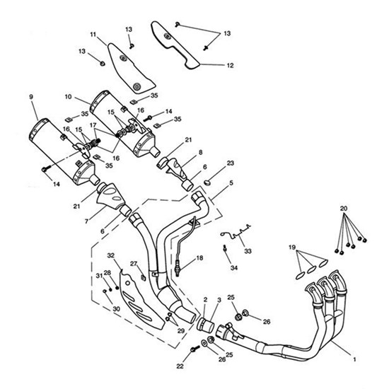 Bild von Cover Assy, Silencer Clamp, LH