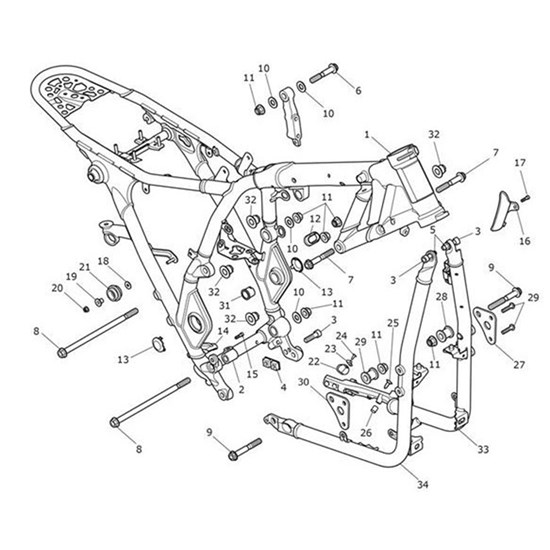 Bild von Cradle Assembly, LH