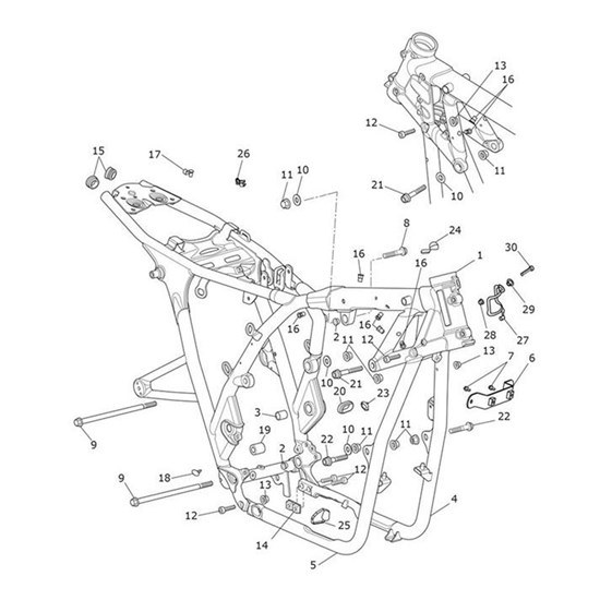 Bild von Cradle Assy, LH