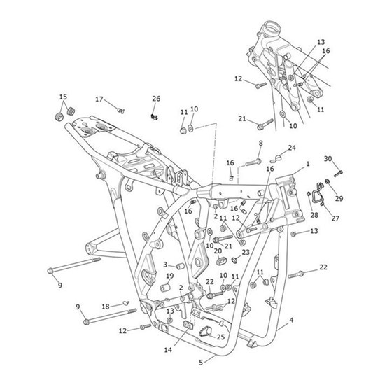 Bild von Cradle Assy, LH