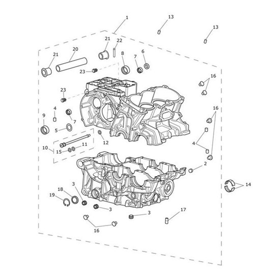 Bild von Crankcase Assembly, Spares