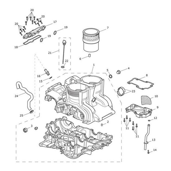 Bild von Crankcase Assembly, Spares