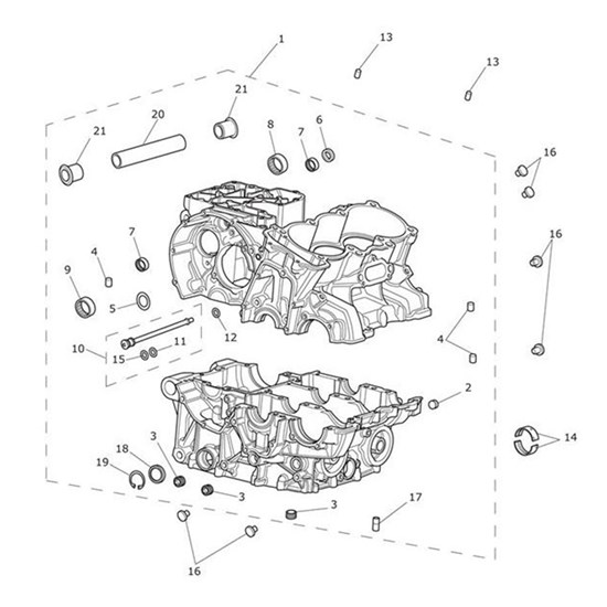 Bild von Crankcase Assy, Spares