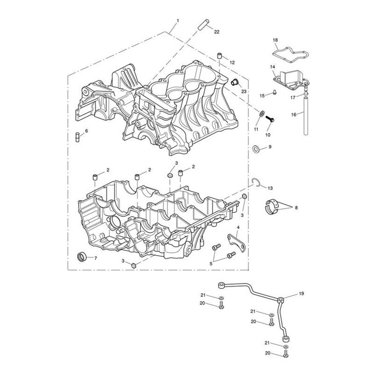 Bild von Crankcase Assy, Spares