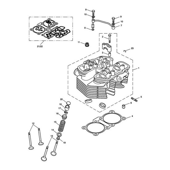 Bild von Cylinder Head, Black