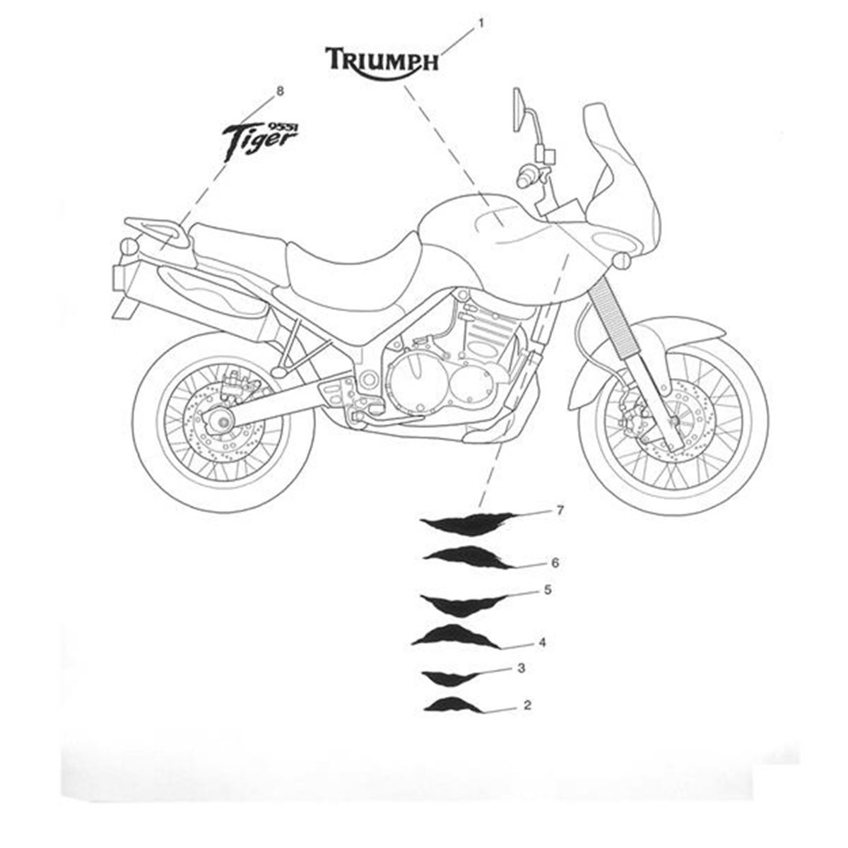 Bild von DECAL, SIDEPANEL, FADE, SILVER