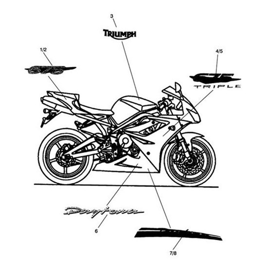 Bild von DECAL, SIDEPANEL, LH, COLOUR 2