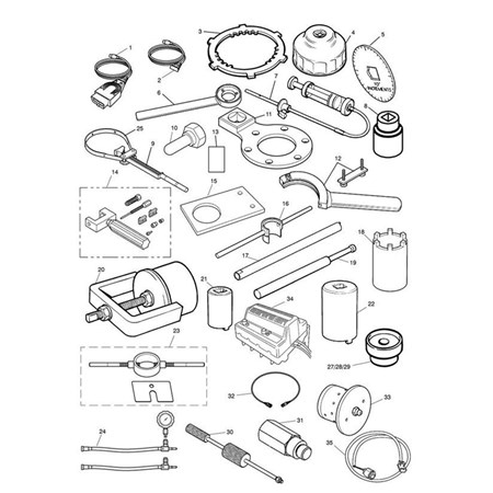 Bild von Damper Tube Holder