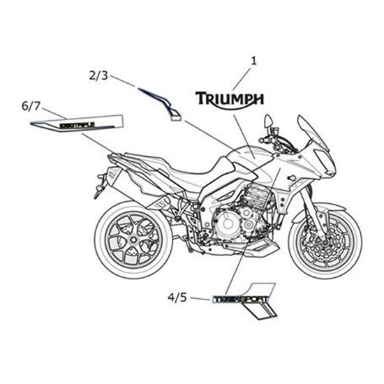 Bild von Decal, Cover Panel, Upper, LH