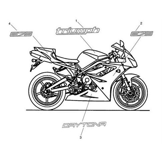 Bild von Decal, Fairing (675)