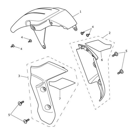 Bild von Decal, Front Mudguard, LH