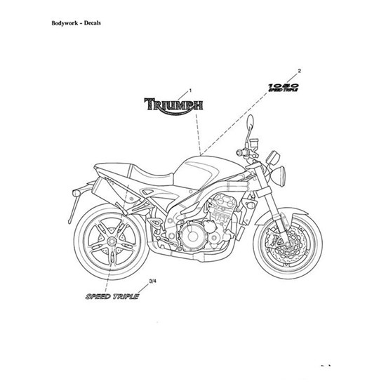 Bild von Decal, Fuel Tank Centre