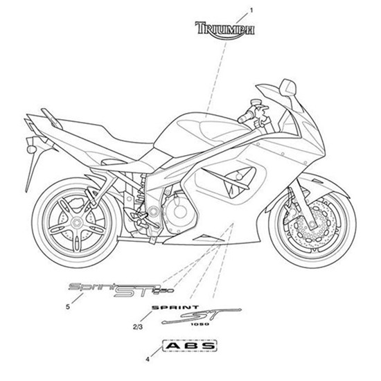 Bild von Decal, Fuel Tank