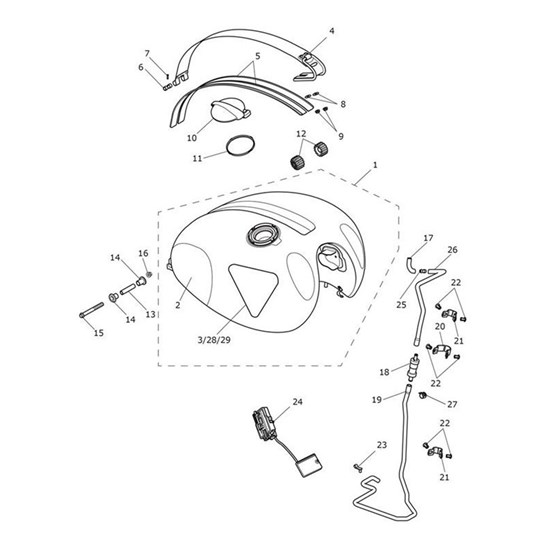 Bild von Decal, Fuel Tank