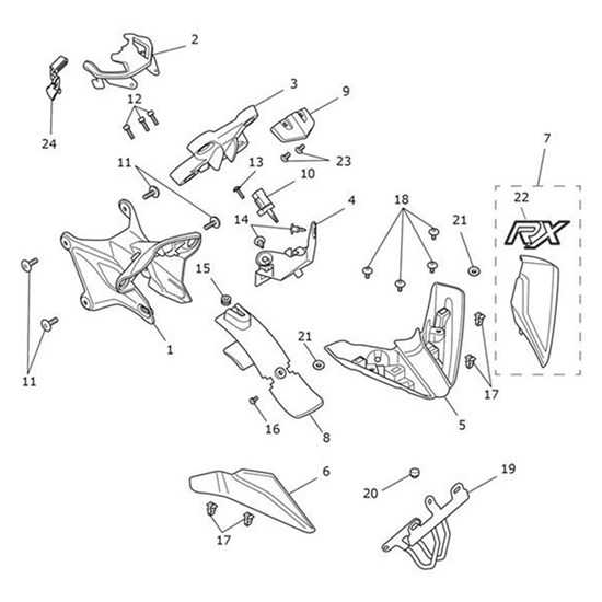 Bild von Decal, Headlight Finisher, LH