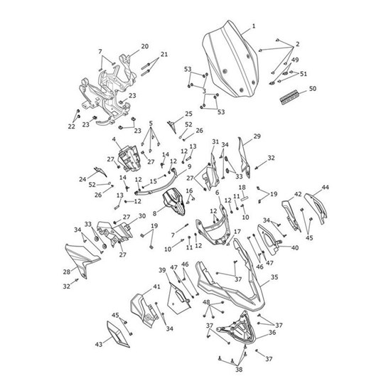 Bild von Decal, High Mudguard, RH