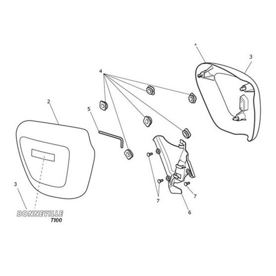 Bild von Decal, Sidepanel, LH