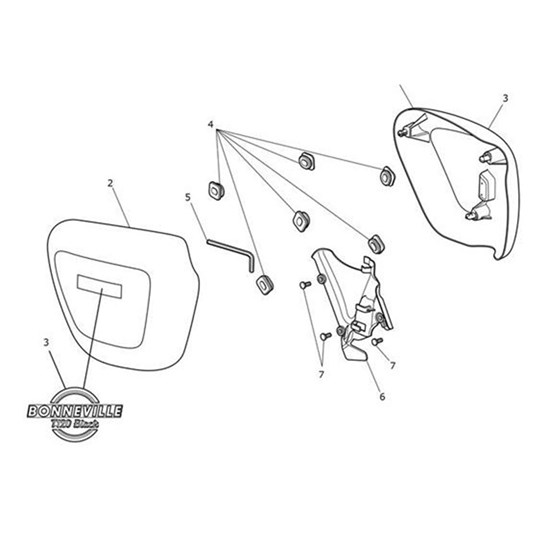 Bild von Decal, Sidepanel, T120