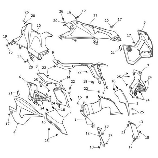 Bild von Decal, Tank, LH, Rally, Lower, Jet Black