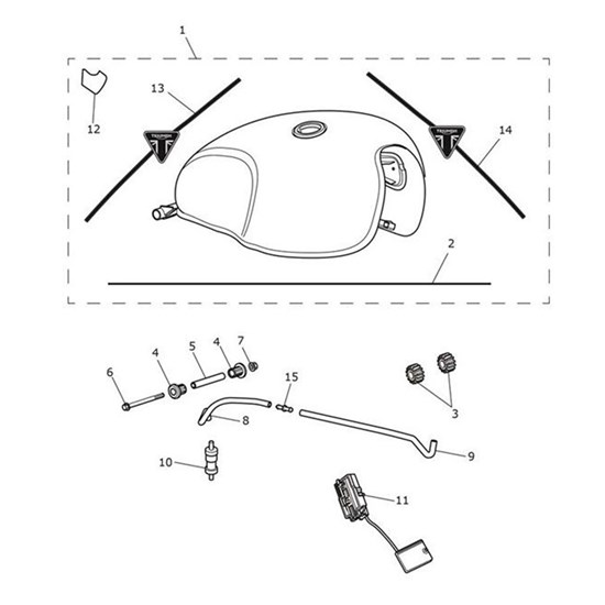 Bild von Decal, Tank Badge, LH
