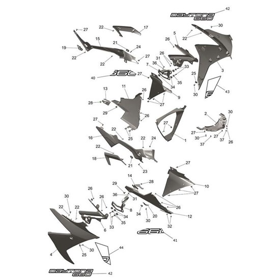 Bild von Decal 1, Outer Fairing