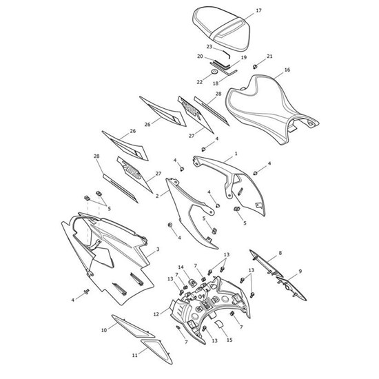 Bild von Decal 1, Rear Bodywork, LH, Pure White