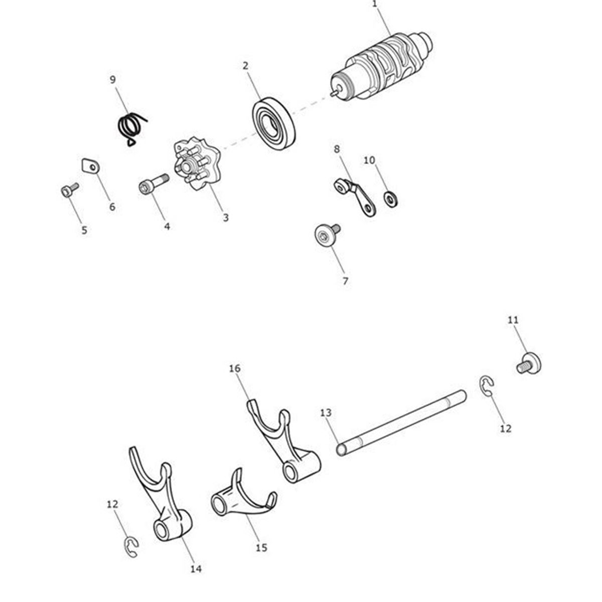 Bild von Detend Wheel, Pivot, Gearchange