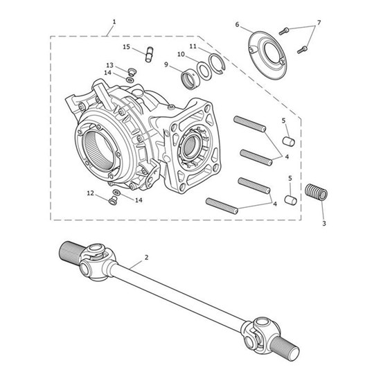 Bild von Driveshaft, Double Cardan