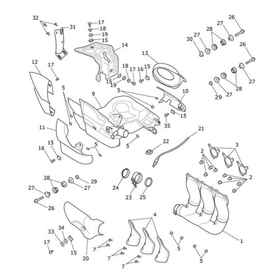 Bild von Endcap, LHS, HL, Spares Assy