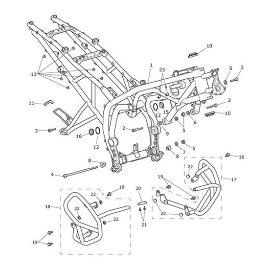 Bild von Engine Dresser Bar Assy, LH