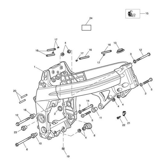 Bild von Engine Spacer, Rhs