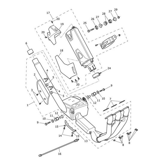 Bild von Exhaust Headers, Covered