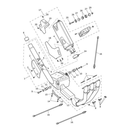 Bild von Exhaust Headers, Covered