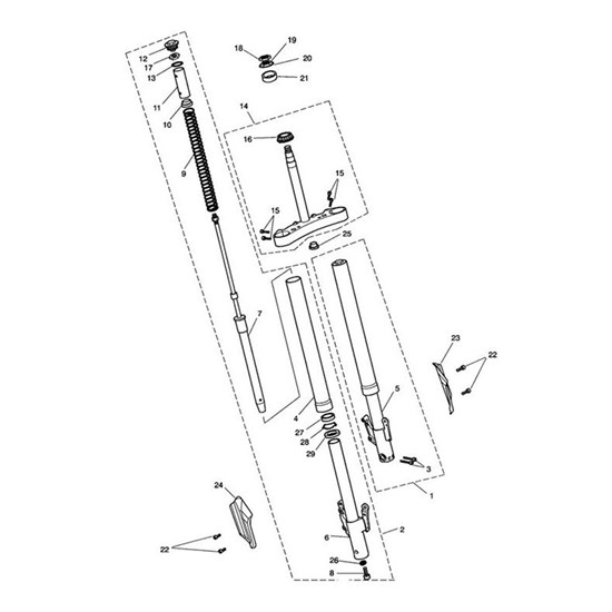 Bild von FORK LEG ASSY,LH